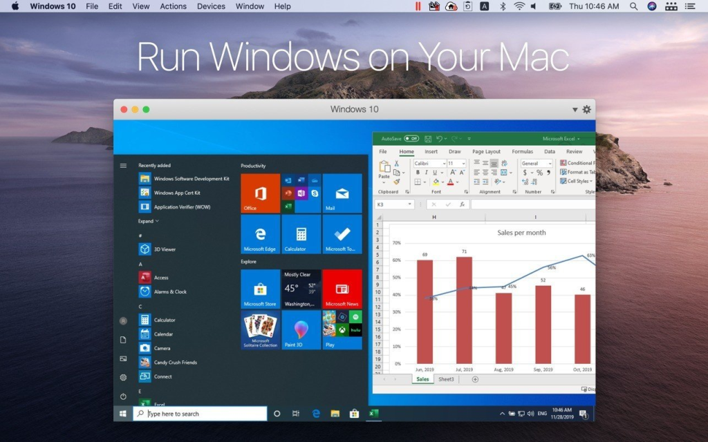 Parallels Desktop：让 Mac 用户无需重启即可原生运行 Windows/Linux 系统和应用，实现跨平台文件互通与高性能体验。